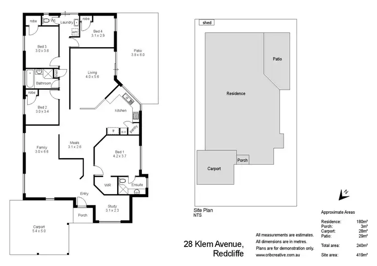 Floorplan of Homely house listing, 28 Klem Avenue, Redcliffe WA 6104