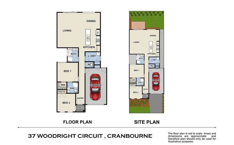 Floorplan of Homely house listing, 37 Woodright Circuit, Cranbourne VIC 3977