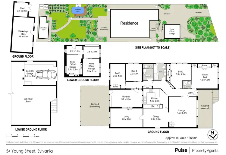Floorplan of Homely house listing, 54 Young Street, Sylvania NSW 2224
