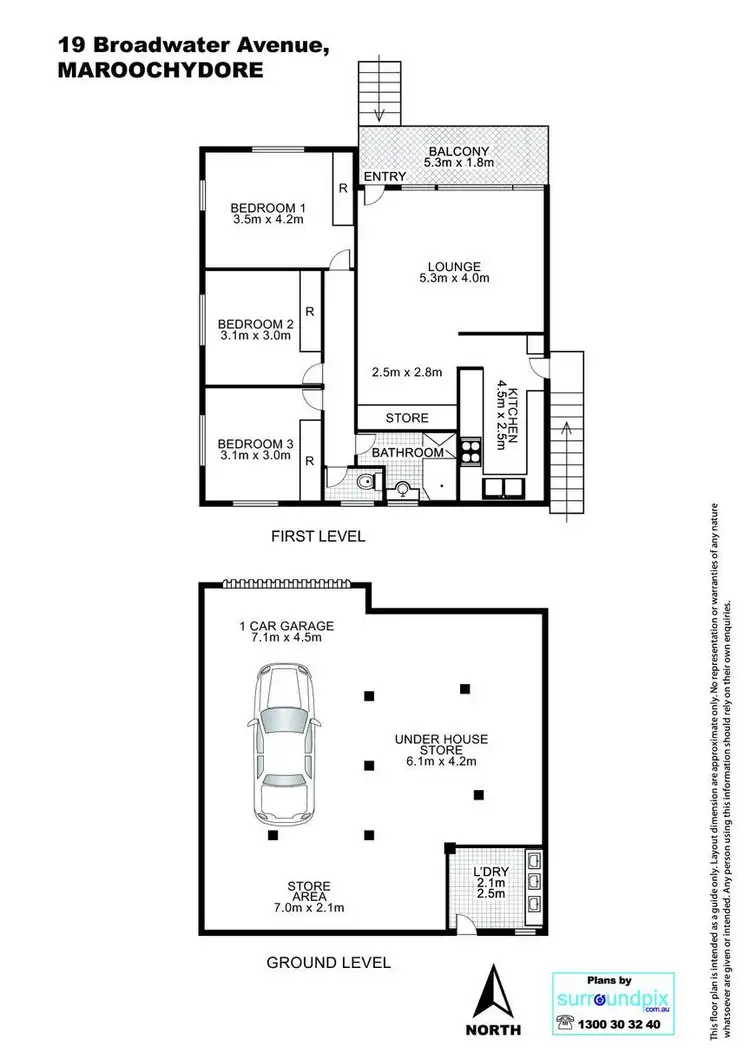 Floorplan of Homely house listing, 19 Broadwater Avenue, Maroochydore QLD 4558