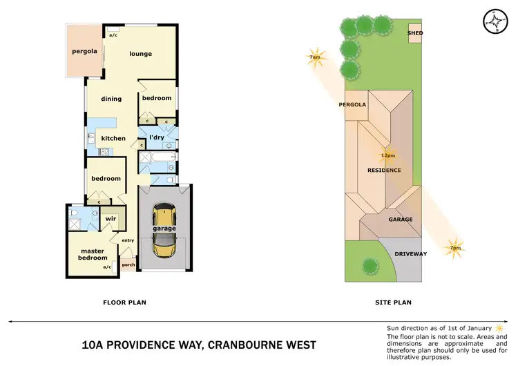 Floorplan of Homely house listing, 10A Providence Drive, Cranbourne West VIC 3977