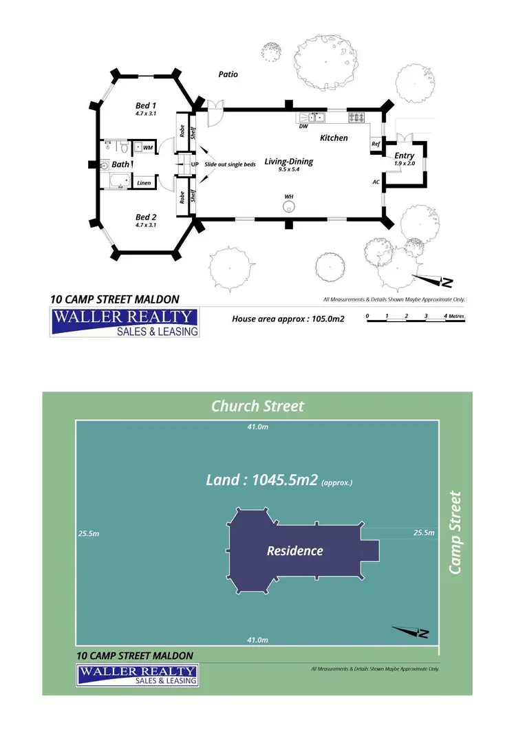Floorplan of Homely house listing, 10 Camp Street, Maldon VIC 3463