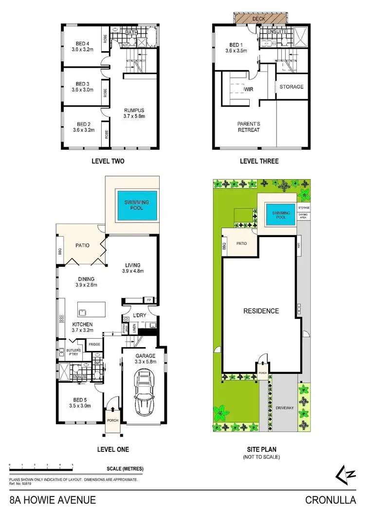 Floorplan of Homely house listing, 8a Howie Avenue, Cronulla NSW 2230