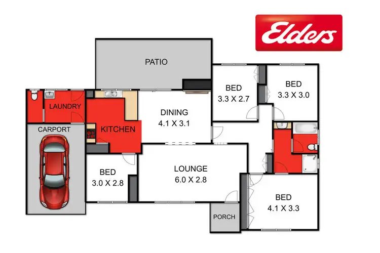 Floorplan of Homely house listing, 19 Dahlsen Crescent, Bairnsdale VIC 3875