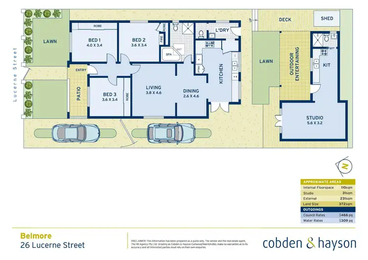 Floorplan of Homely house listing, 26 Lucerne Street, Belmore NSW 2192
