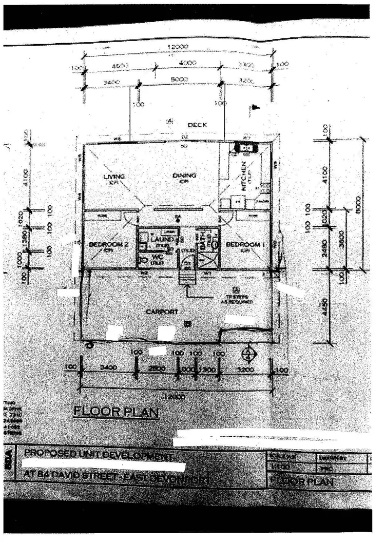 Floorplan of Homely unit listing, 84a David Street, East Devonport TAS 7310