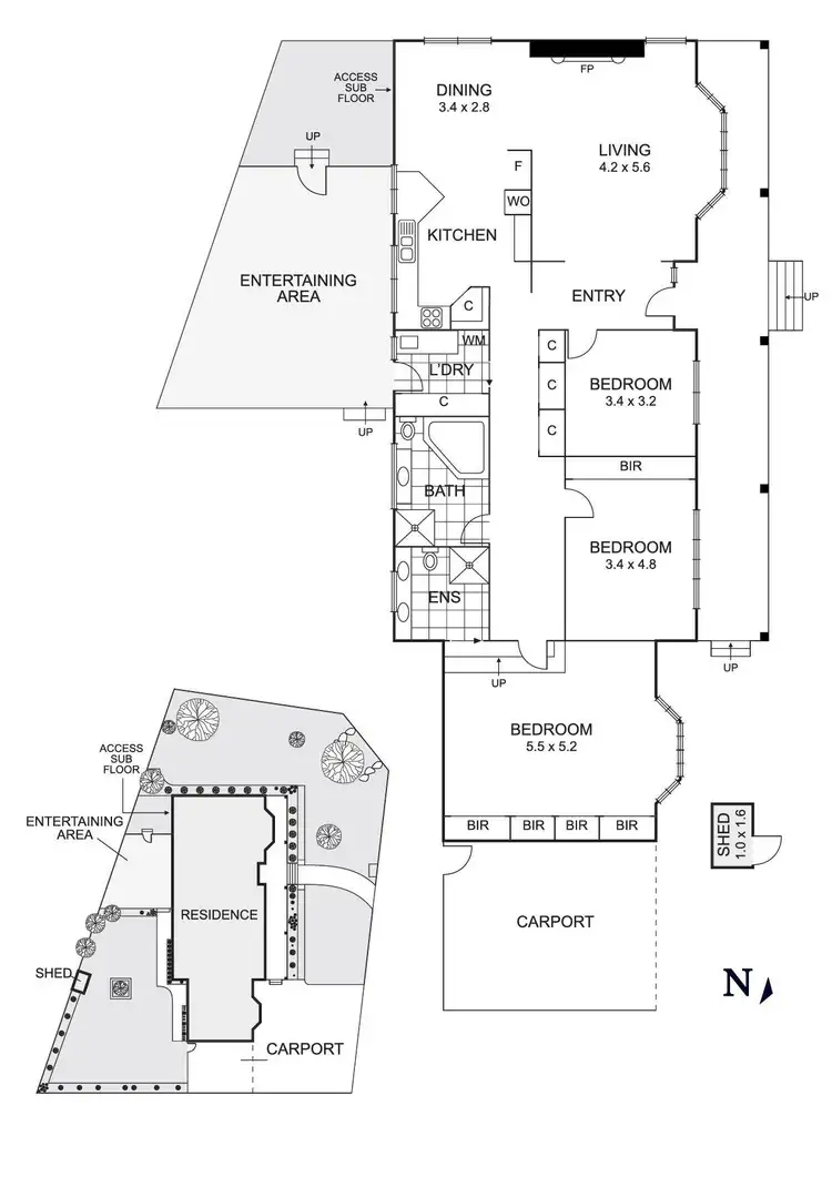 Floorplan of Homely house listing, 124 Swanston Street, Templestowe Lower VIC 3107
