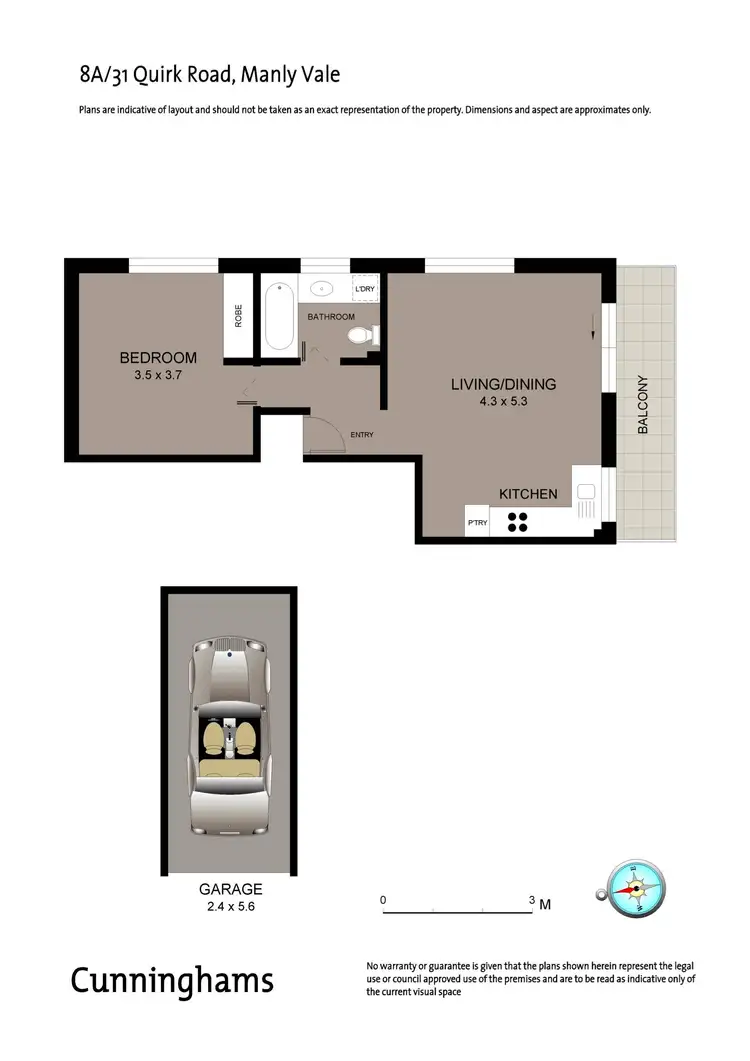 Floorplan of Homely apartment listing, 8a/31 Quirk Road, Manly Vale NSW 2093