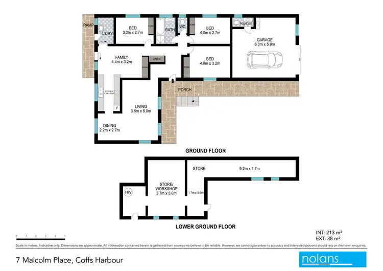 Floorplan of Homely house listing, 7 Malcolm Place, Coffs Harbour NSW 2450