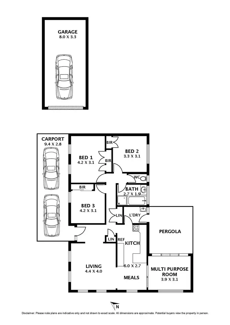 Floorplan of Homely house listing, 28 Menzies Drive, Sunbury VIC 3429