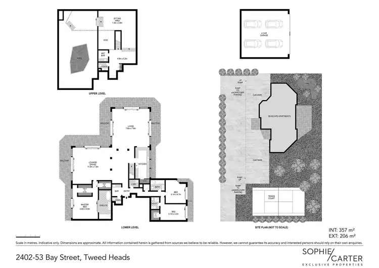 Floorplan of Homely apartment listing, 2402/53 Bay Street, Tweed Heads NSW 2485