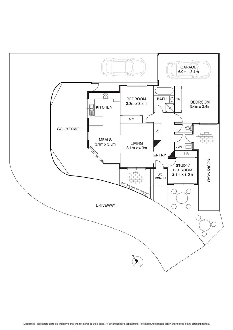 Floorplan of Homely unit listing, 7/14 Stanford Close, Fawkner VIC 3060