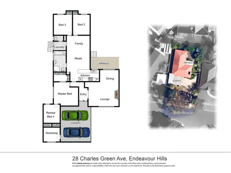 Floorplan of Homely house listing, 28 Charles Green Avenue, Endeavour Hills VIC 3802