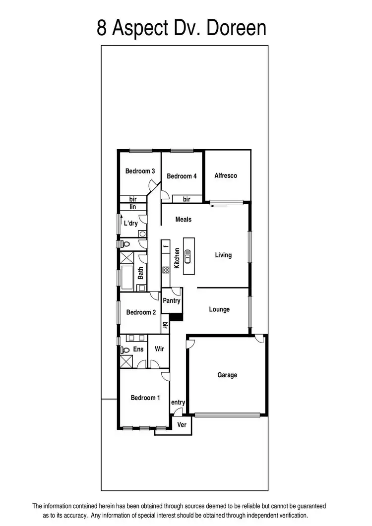Floorplan of Homely house listing, 8 Aspect Drive, Doreen VIC 3754