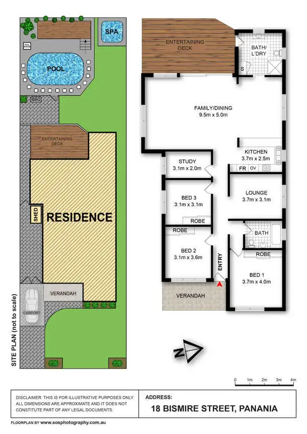 Floorplan of Homely house listing, 18 Bismire Street, Panania NSW 2213