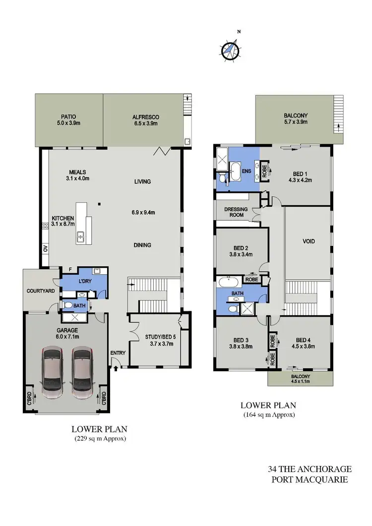 Floorplan of Homely house listing, 34 The Anchorage, Port Macquarie NSW 2444