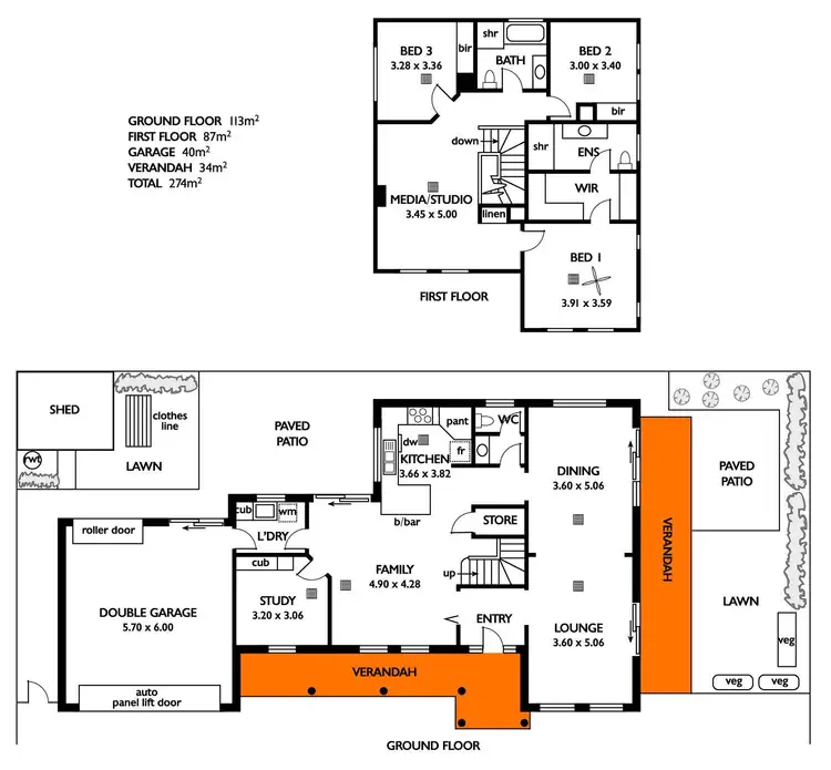 Floorplan of Homely house listing, 445 The Parade, Kensington Gardens SA 5068