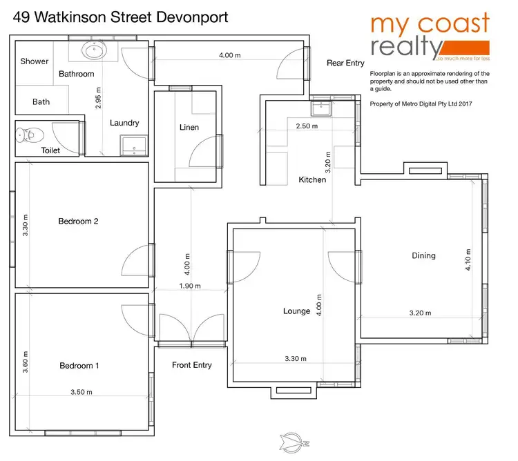 Floorplan of Homely house listing, 49 Watkinson Street, Devonport TAS 7310