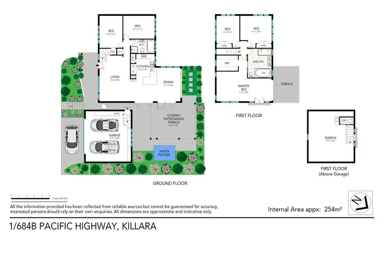 Floorplan of Homely townhouse listing, 1/684B Pacific Highway, Killara NSW 2071