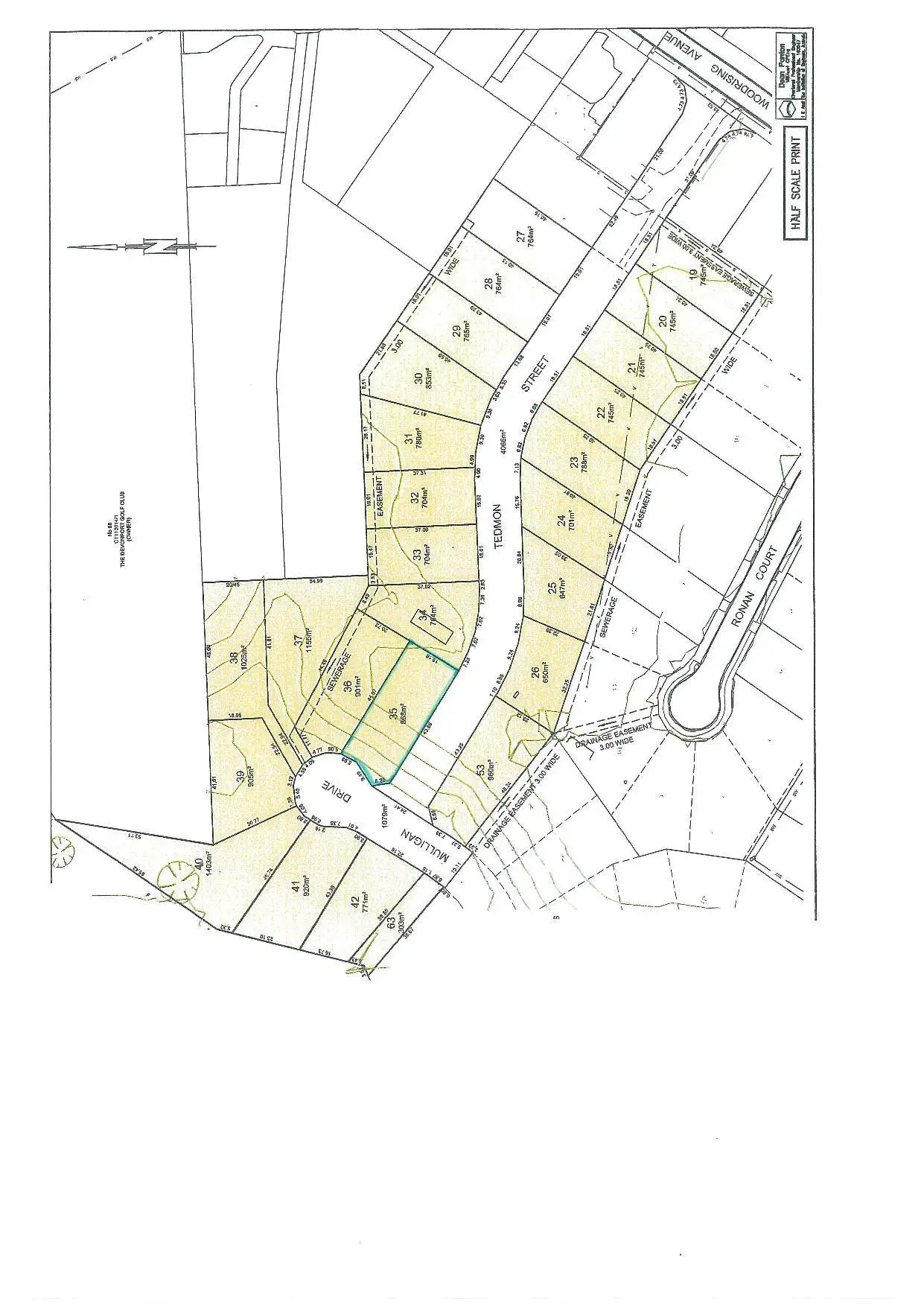 Floorplan of Homely land listing, LOT 35 Mulligan Drive, Spreyton TAS 7310
