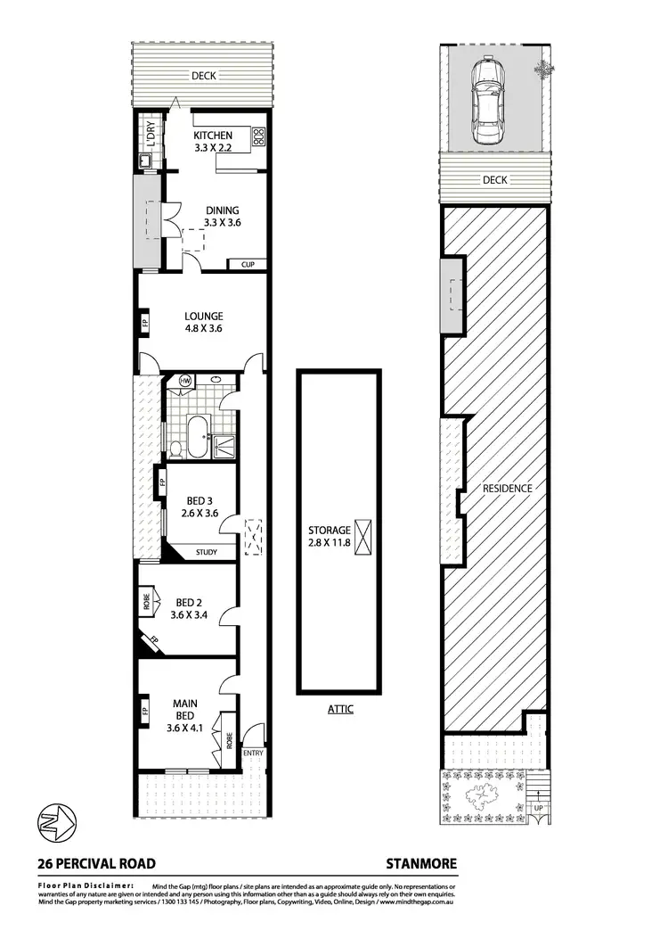 Floorplan of Homely house listing, 26 Percival Road, Stanmore NSW 2048