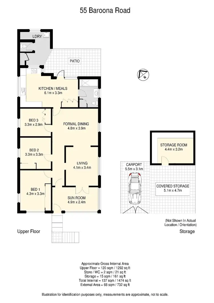 Floorplan of Homely house listing, 55 Baroona Road, Milton QLD 4064