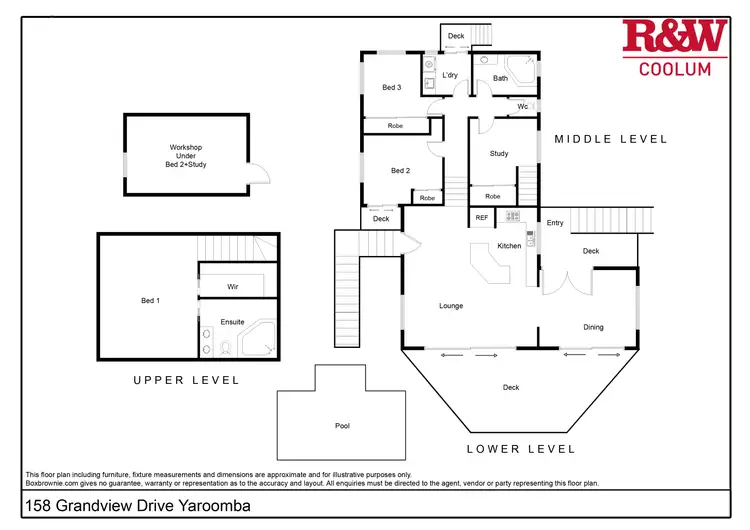 Floorplan of Homely house listing, 158 Grandview Drive, Yaroomba QLD 4573