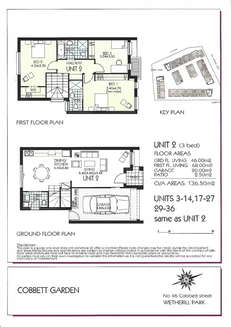 Floorplan of Homely townhouse listing, 13/46 Cobbett Street, Wetherill Park NSW 2164