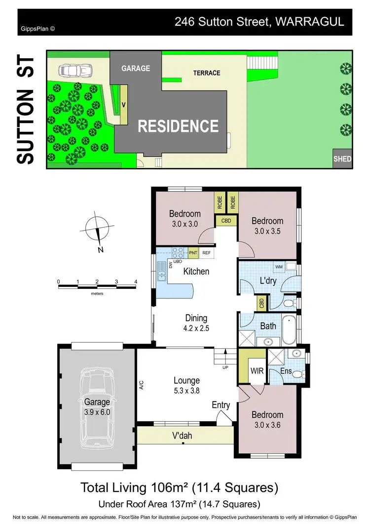 Floorplan of Homely house listing, 246 Sutton Street, Warragul VIC 3820