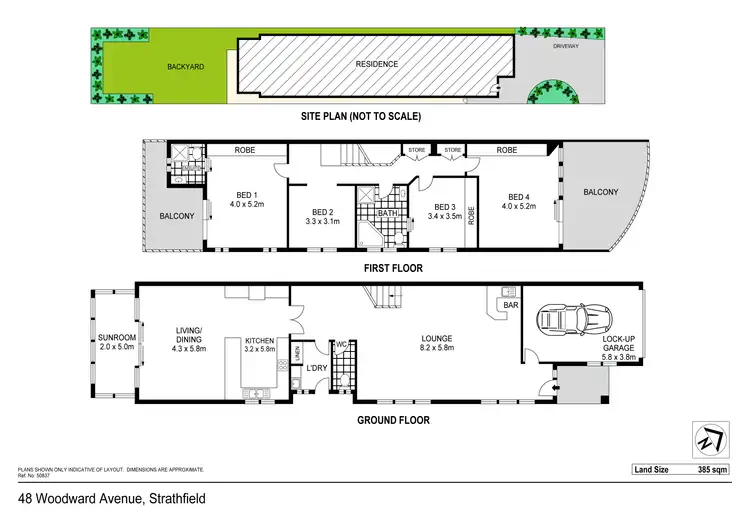 Floorplan of Homely house listing, 48 Woodward Avenue, Strathfield NSW 2135