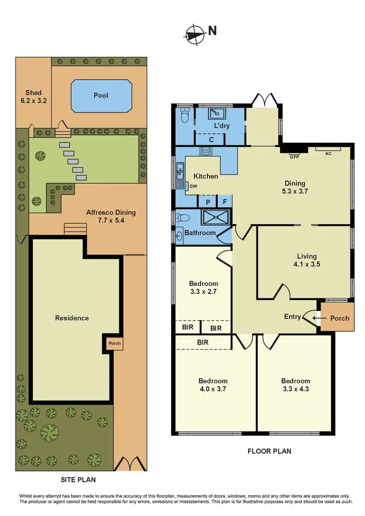 Floorplan of Homely house listing, 36 Greene Street, South Kingsville VIC 3015