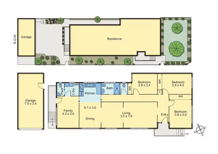 Floorplan of Homely house listing, 93 St David Street, Thornbury VIC 3071