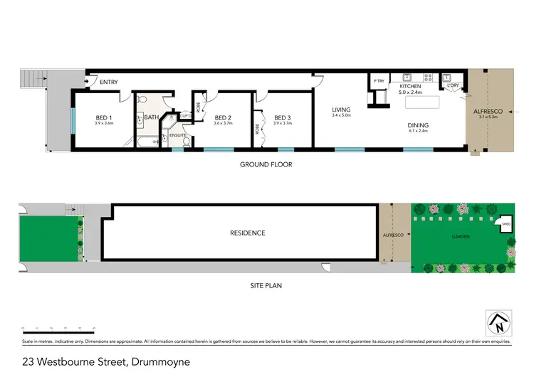 Floorplan of Homely house listing, 23 Westbourne Street, Drummoyne NSW 2047