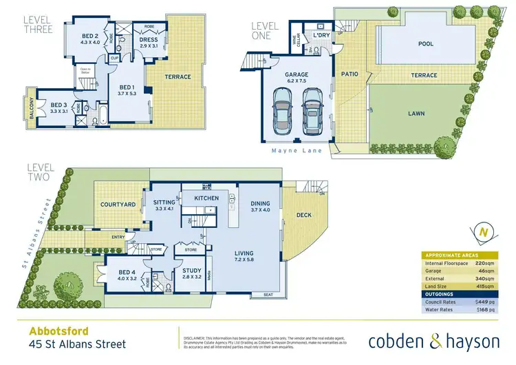 Floorplan of Homely house listing, 45 St Albans Street, Abbotsford NSW 2046