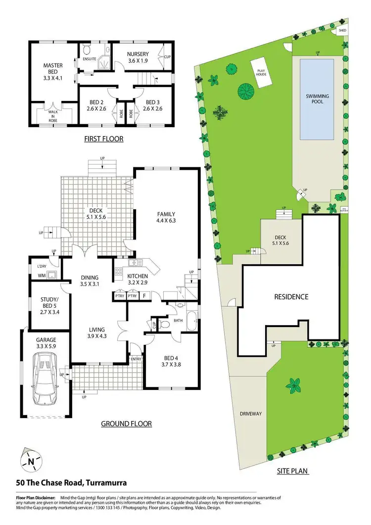Floorplan of Homely house listing, 50 The Chase Road, Turramurra NSW 2074