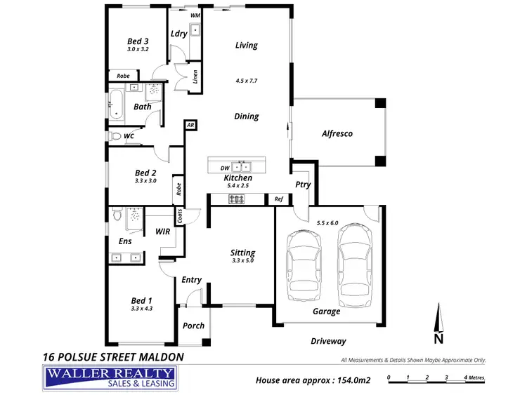 Floorplan of Homely house listing, 16 Polsue Street, Maldon VIC 3463