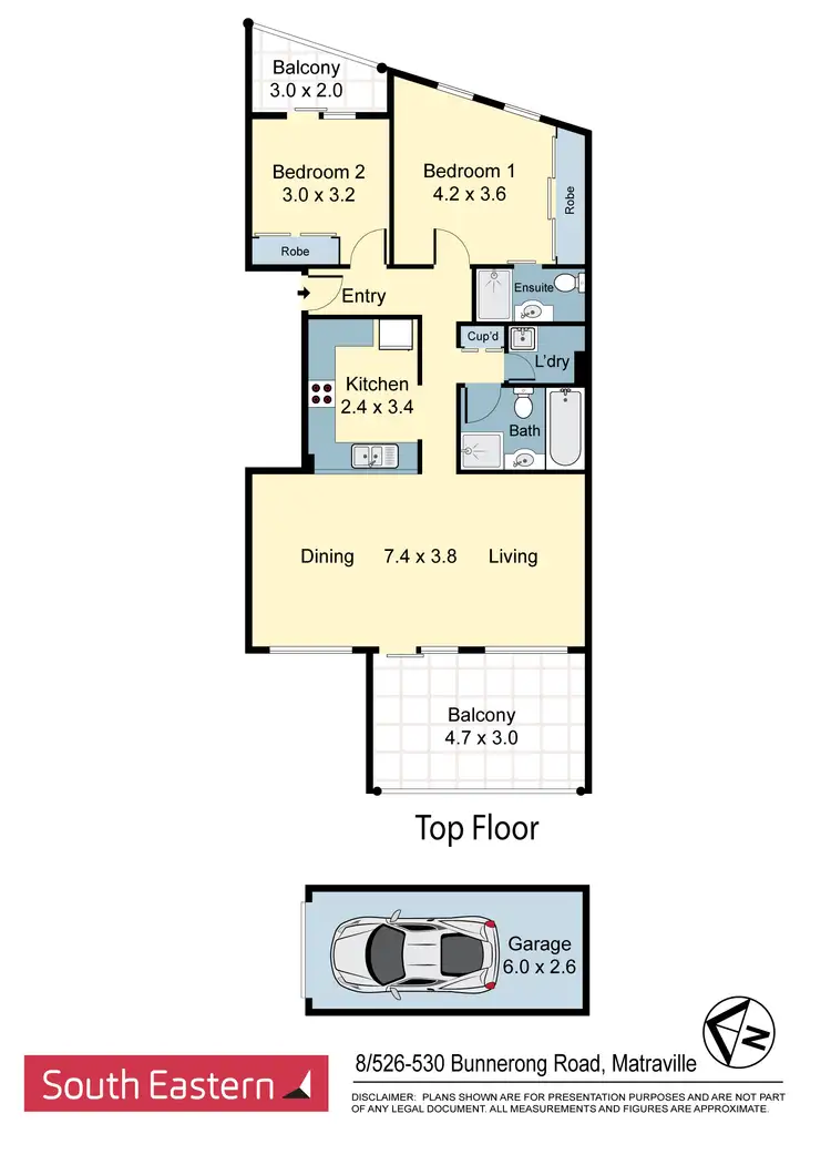 Floorplan of Homely unit listing, 8/526-530 Bunnerong Road, Matraville NSW 2036