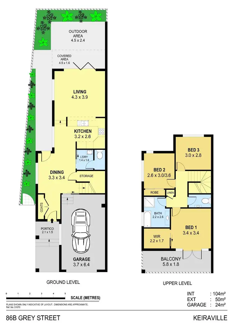 Floorplan of Homely townhouse listing, 86b Grey Street, Keiraville NSW 2500
