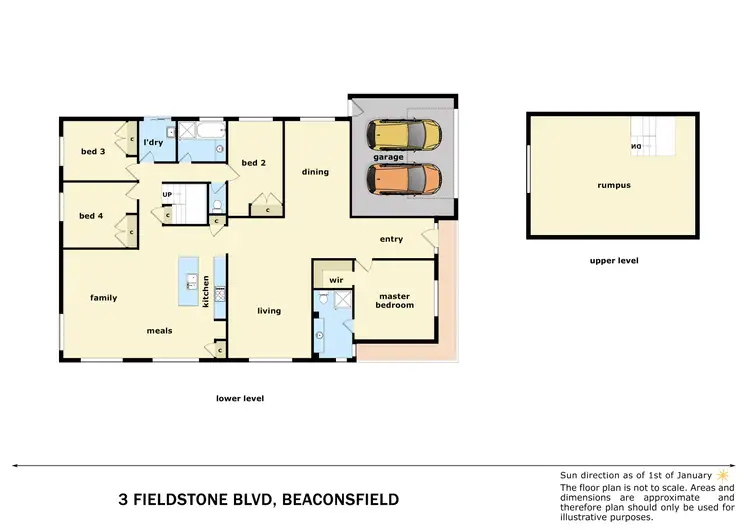 Floorplan of Homely house listing, 3 Fieldstone Boulevard, Beaconsfield VIC 3807