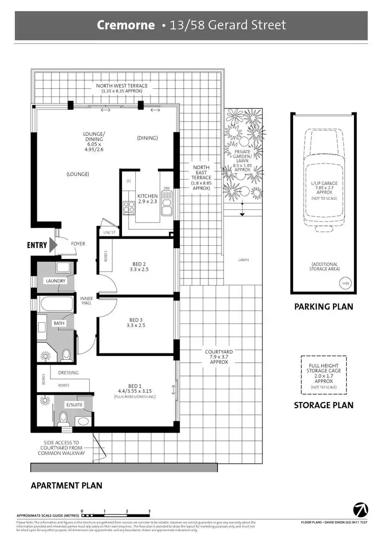 Floorplan of Homely apartment listing, 13/58-62 Gerard Street, Cremorne NSW 2090