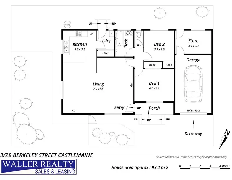 Floorplan of Homely townhouse listing, 3/28 Berkeley Street, Castlemaine VIC 3450