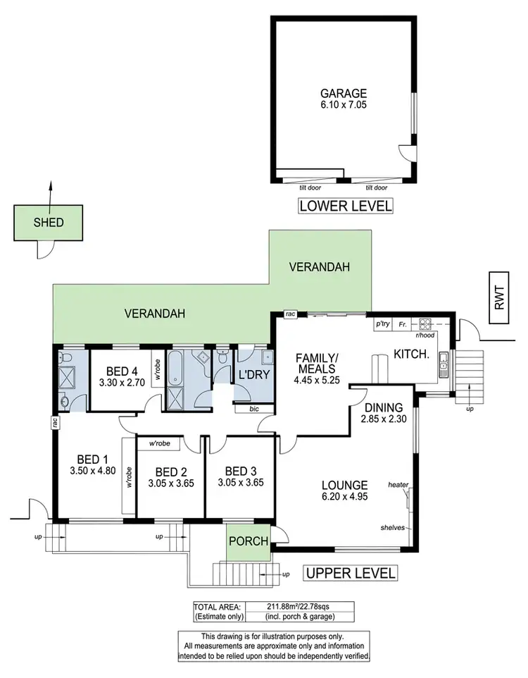 Floorplan of Homely house listing, 3 St Georges Terrace, Bellevue Heights SA 5050