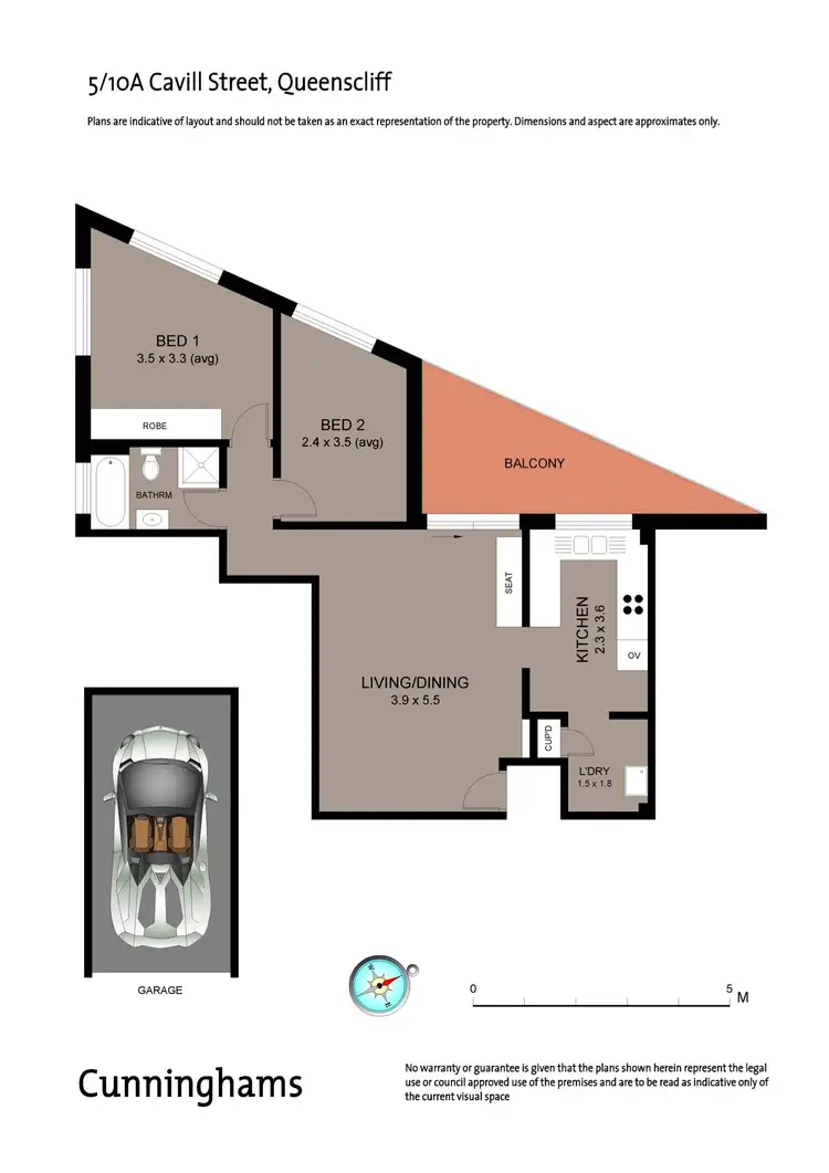 Floorplan of Homely apartment listing, 5/10a Cavill Street, Queenscliff NSW 2096