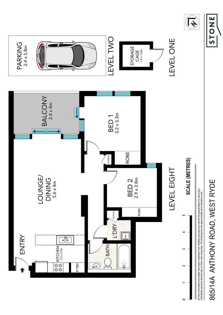 Floorplan of Homely apartment listing, 865/14A Anthony Road, West Ryde NSW 2114