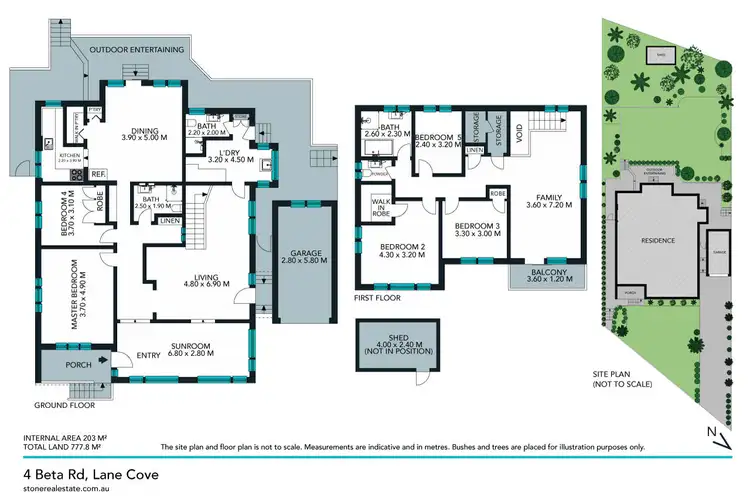 Floorplan of Homely house listing, 4 Beta Road, Lane Cove NSW 2066