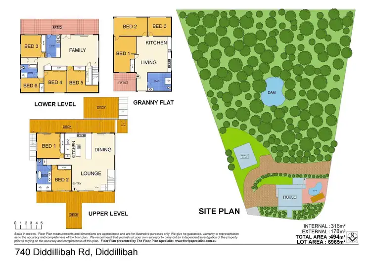 Floorplan of Homely house listing, 740 Diddillibah Road, Diddillibah QLD 4559