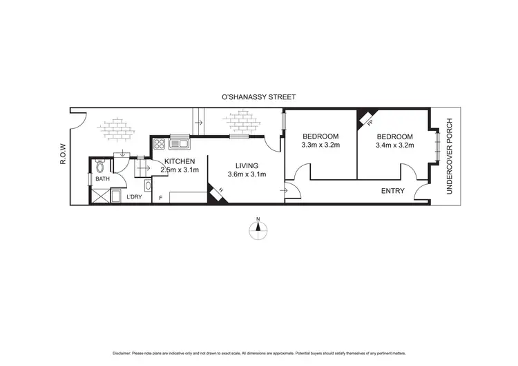 Floorplan of Homely house listing, 187 Errol Street, North Melbourne VIC 3051