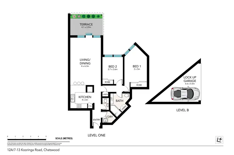 Floorplan of Homely apartment listing, 12A/7-13 Kooringa Road, Chatswood NSW 2067