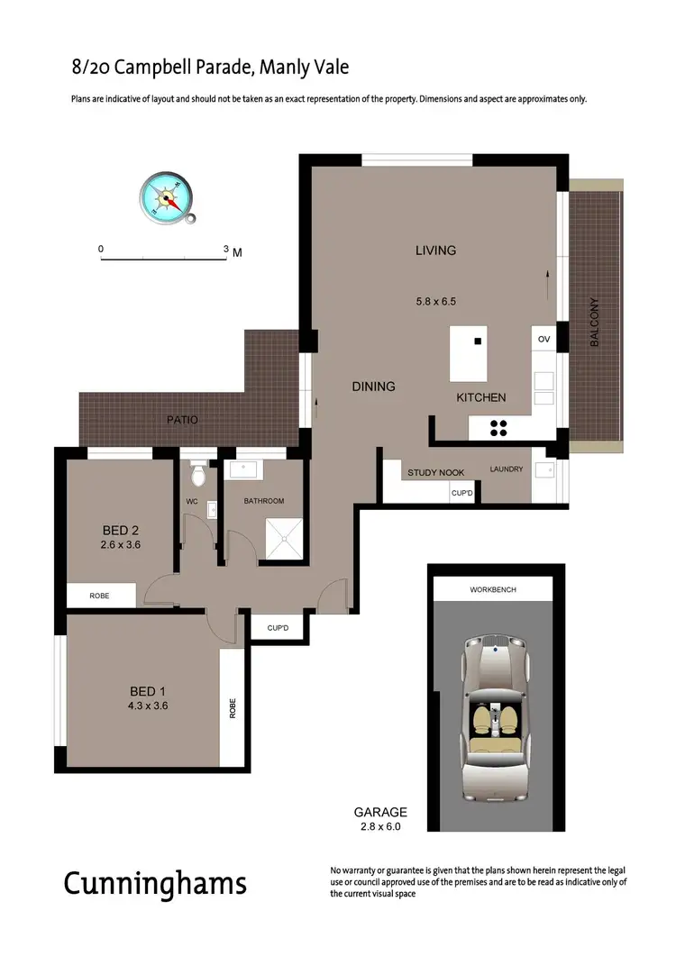 Floorplan of Homely unit listing, 8/20 Campbell Parade, Manly Vale NSW 2093