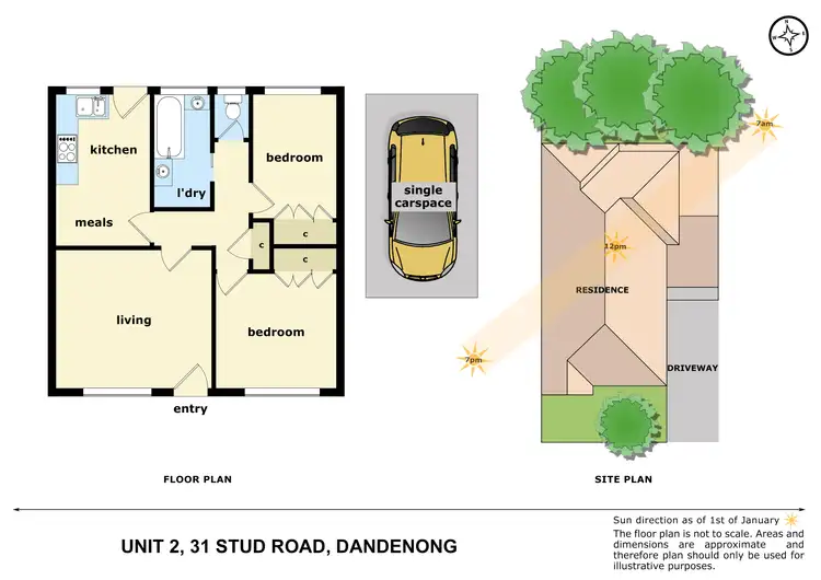 Floorplan of Homely unit listing, 2/31 Stud Road, Dandenong VIC 3175